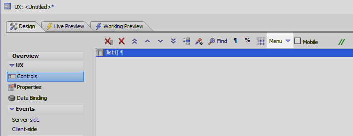 The Additional Options Menu button